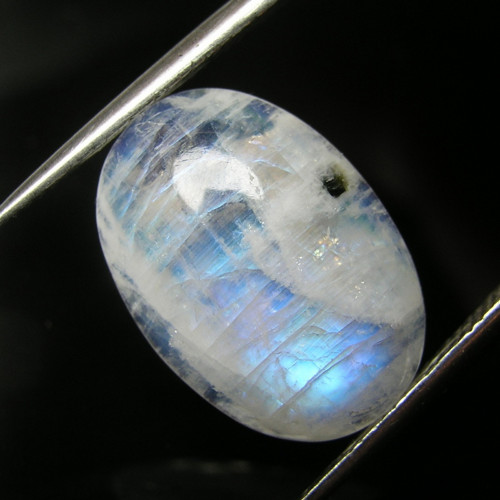 Duhový měsíční kámen, 8,05 ct., 18,4x12,9x4,7 mm