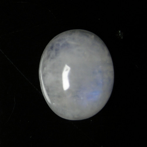 Duhový měsíční kámen, 4,17 ct., 10,9x9,0x5,6 mm