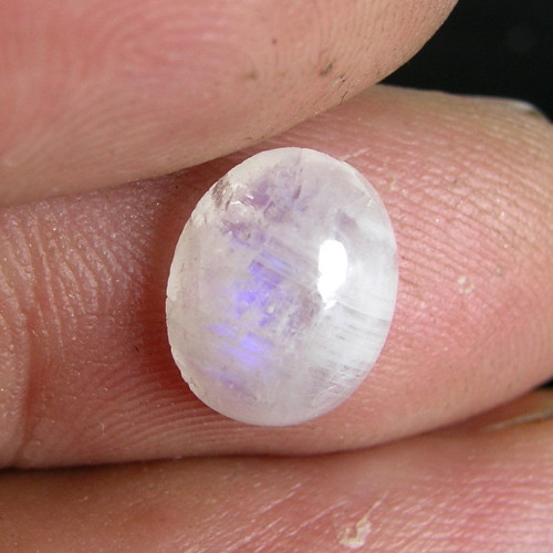 Duhový měsíční kámen, 3,32 ct., 11,1x8,9x4,6 mm