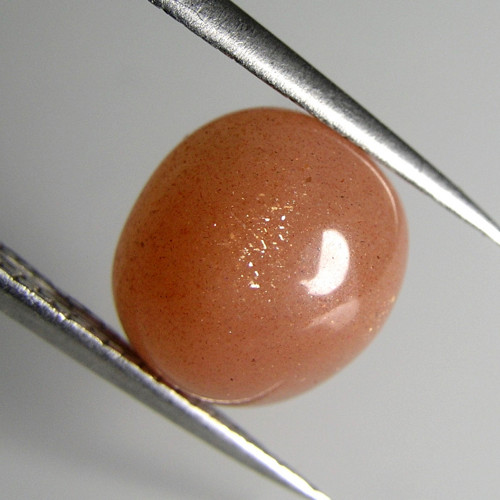 Oranžový Sluneční kámen, 3,93ct., 10,3x9,3x5,4 mm