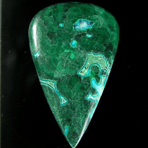 Přírodní Chrysokol-Malachit, 48,20ct., 44,5x27,8mm