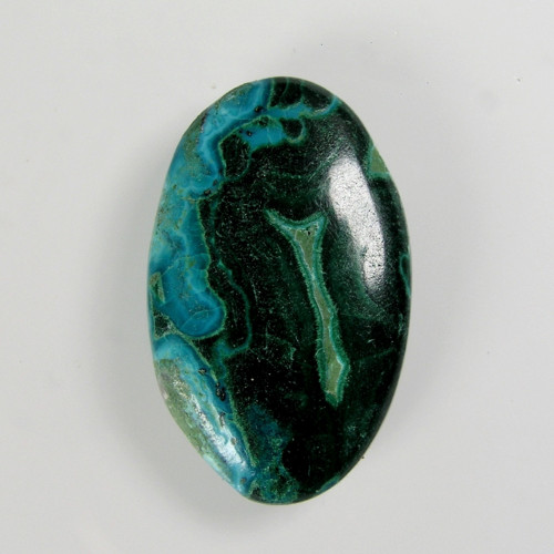 Přírodní Chrysokol-Malachit, 14,35ct., 23,9x14,8mm