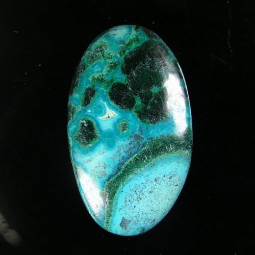 Přírodní Chrysokol-Malachit, 16,95ct., 23,6x13,8mm
