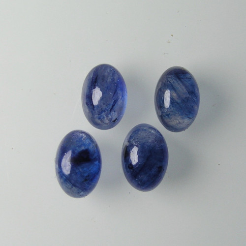 Přírodní modré Safíry, 4,11 ct./4 ks., cca. 6x4 mm