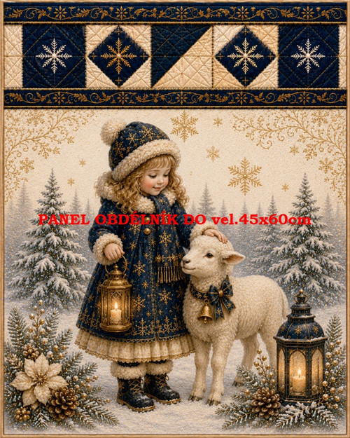 Bavlněný panel 7x10 cm — foto 1