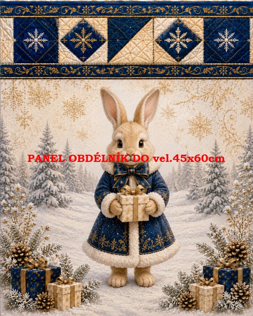 Bavlněný panel 7x10 cm
