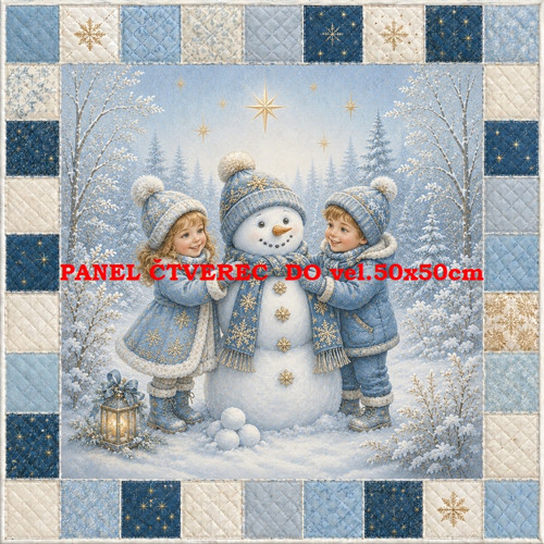 Bavlněný panel 10x10 cm