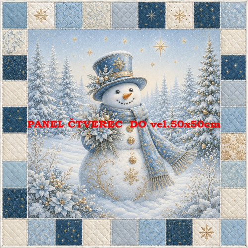 Bavlněný panel 10x10 cm