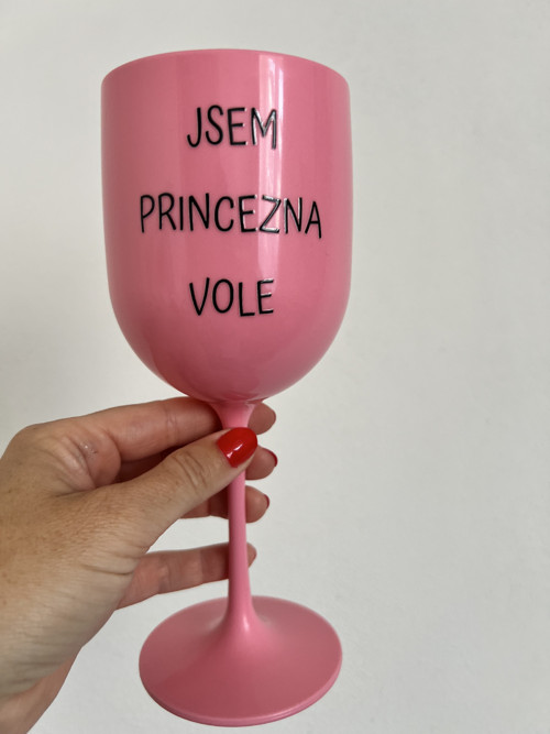 Sklenka plastová na víno