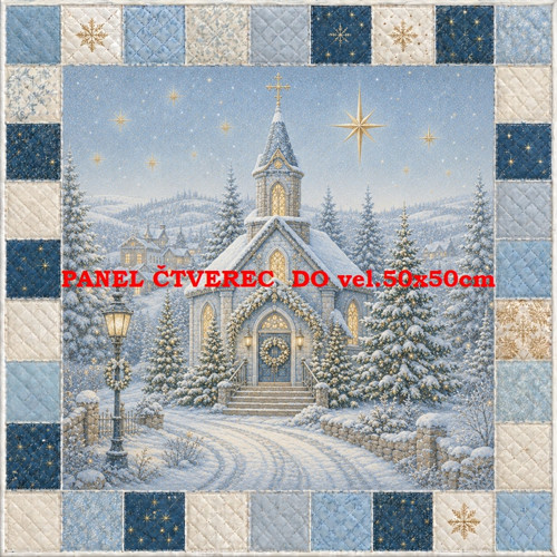 Bavlněný panel 10x10 cm