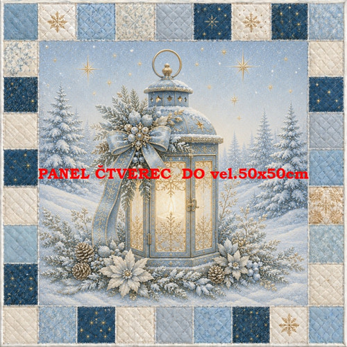 Bavlněný panel 10x10 cm