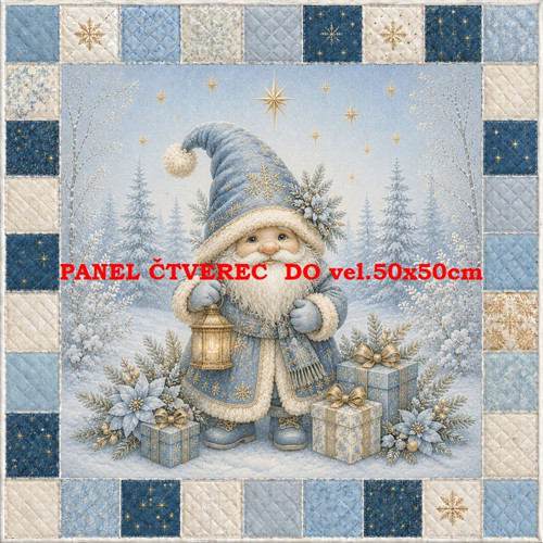 Bavlněný panel 10x10 cm — foto 1