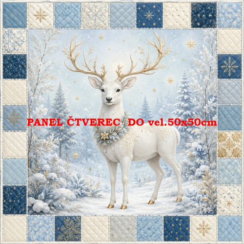 Bavlněný panel 10x10 cm