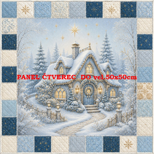 Bavlněný panel 10x10 cm