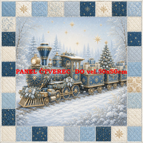 Bavlněný panel 10x10 cm — foto 1