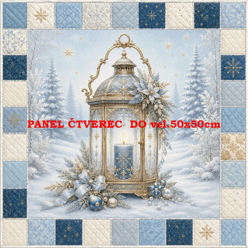 Bavlněný panel 10x10 cm — foto 1