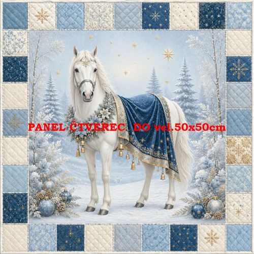 Bavlněný panel 10x10 cm — foto 1