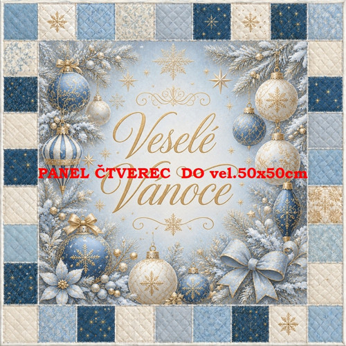 Bavlněný panel 10x10 cm