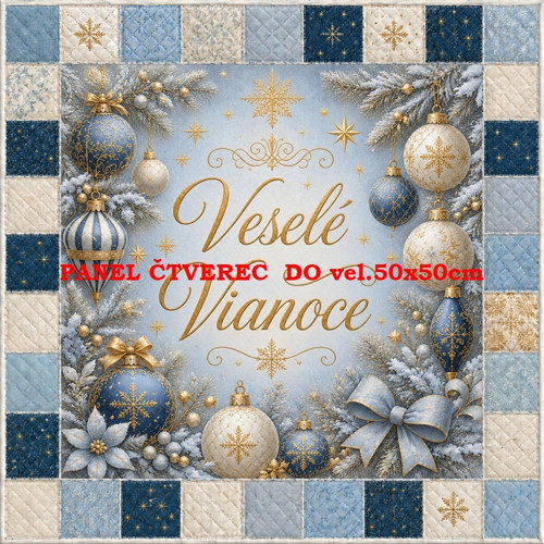 Bavlněný panel 10x10 cm