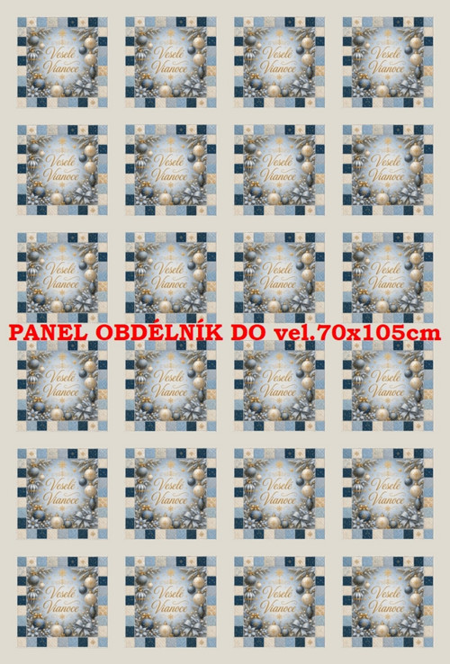 Bavlněný panel 40 x 60 cm — foto 1