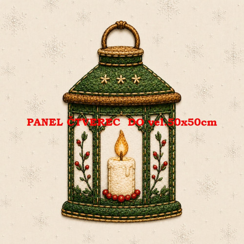 Bavlněný panel 10x10 cm