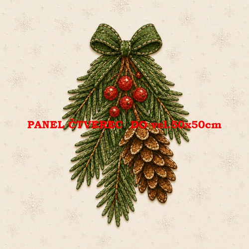 Bavlněný panel 10x10 cm