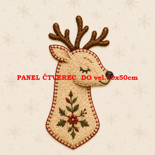 Bavlněný panel 10x10 cm