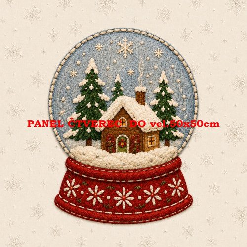 Bavlněný panel 10x10 cm