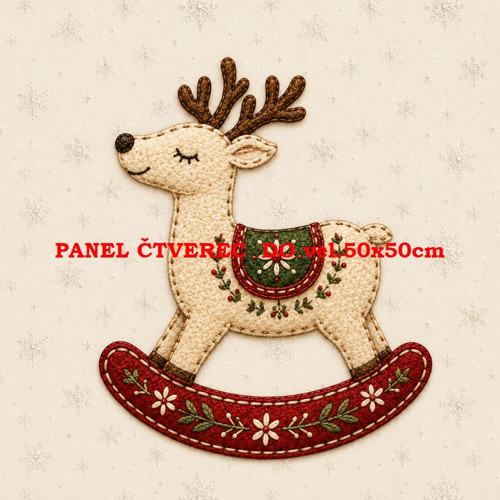 Bavlněný panel 10x10 cm