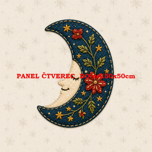 Bavlněný panel 10x10 cm