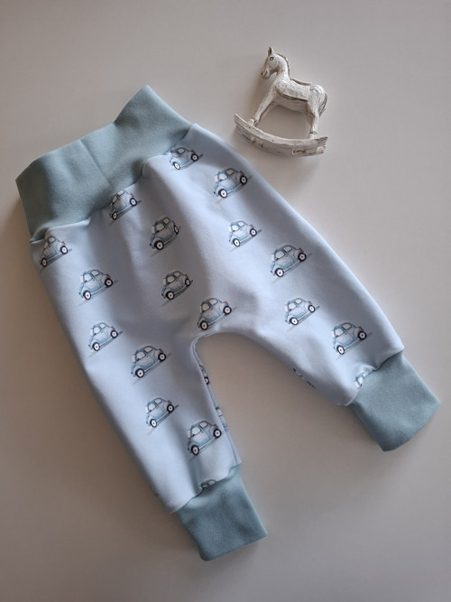 Dětské tepláčky baggy, vel. 80 Auta