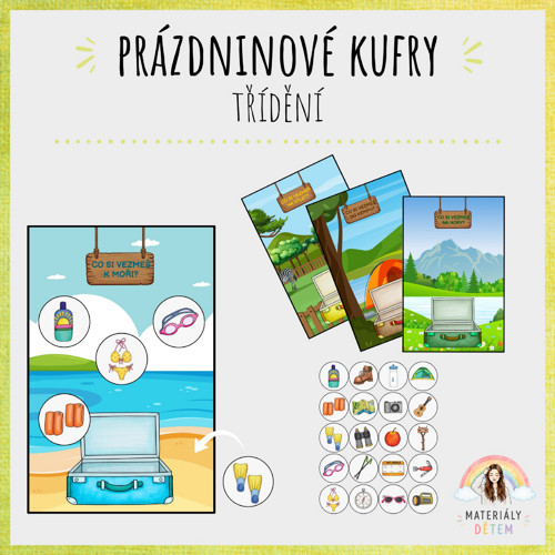 Prázdninové kufry, třídění