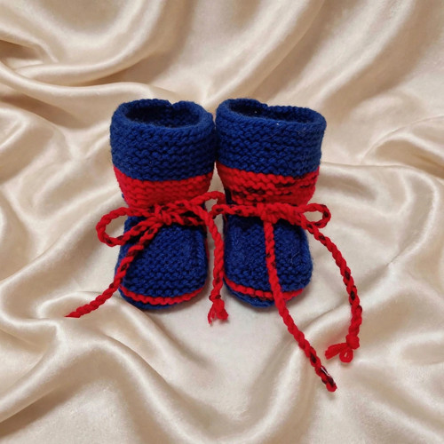 Pletené bačkůrky - 11,5 cm