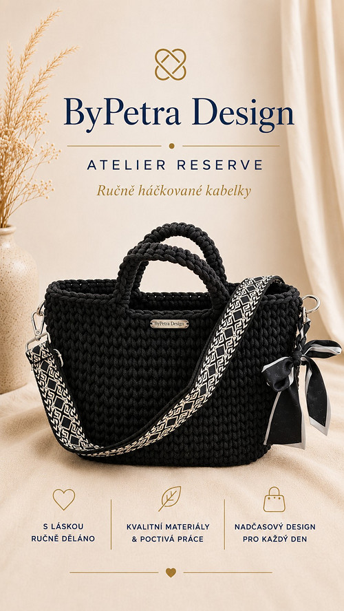 Atelier Reserve Noir s nastavitelným popruhem