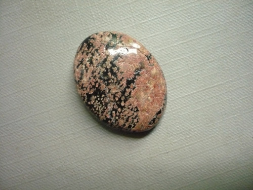Kabošon - flower obsidián 29 mm, č.2f — foto 1
