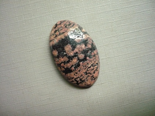 Kabošon - flower obsidián 28 mm, č.10f