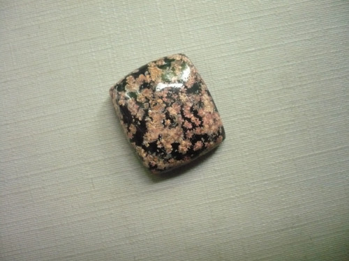 Kabošon - flower obsidián 20 mm, č.25f