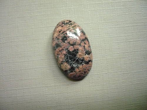 Kabošon - flower obsidián 23 mm, č.27f