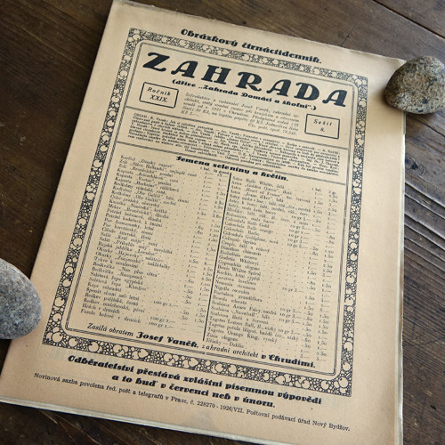 Zahrada ... obrázkový časopis
