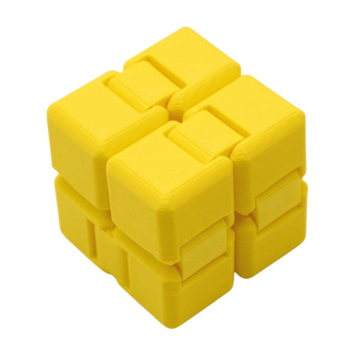 Infinity Cube KIDS – antistresová kostka Žlutá
