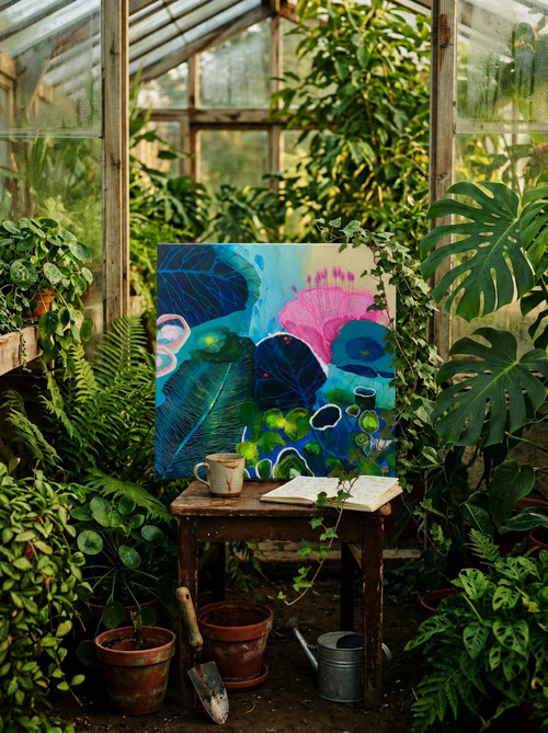Na dosah / originální obraz - 50x50cm
