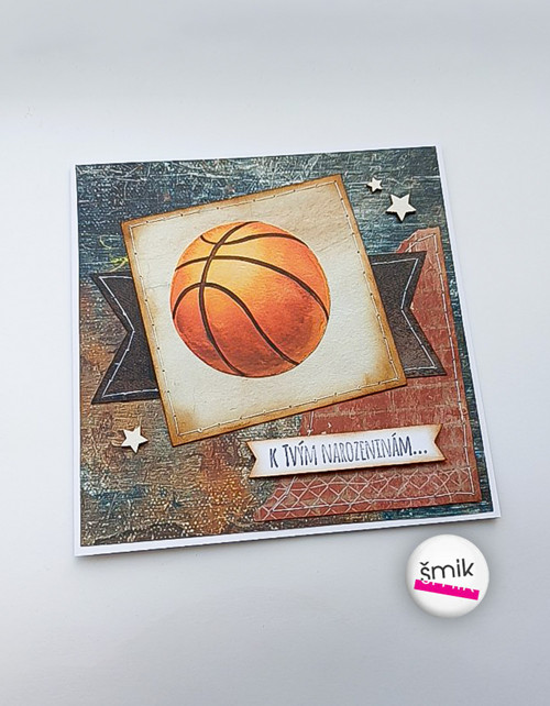 Basketballové přání s míčem Mists of Toolbox Town