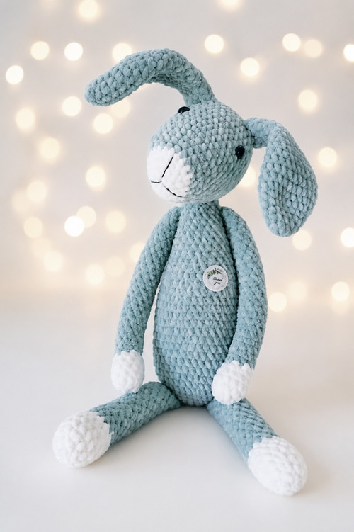 Háčkovaný mazlík Bunny – něžný kamarád