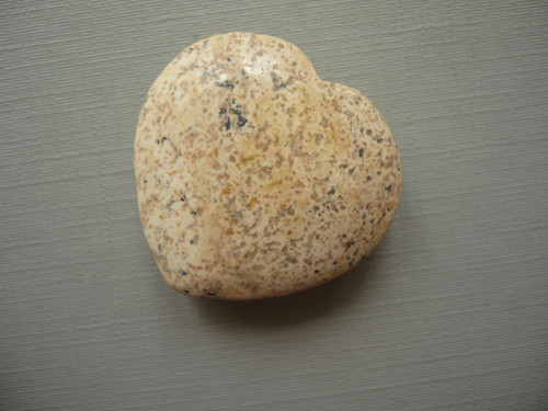 Vrtané srdíčko 3 cm - jaspis pískový, č.17s