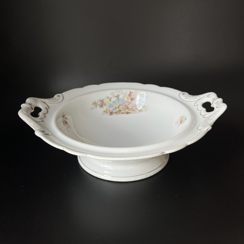 Starožitná porcelánová mísa s oušky, 19. století