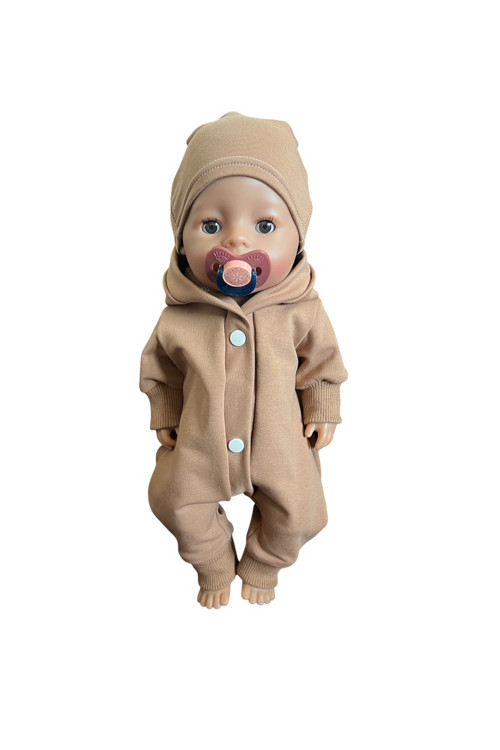 Overal pro BABY BORN - 43 cm, Cappuccino