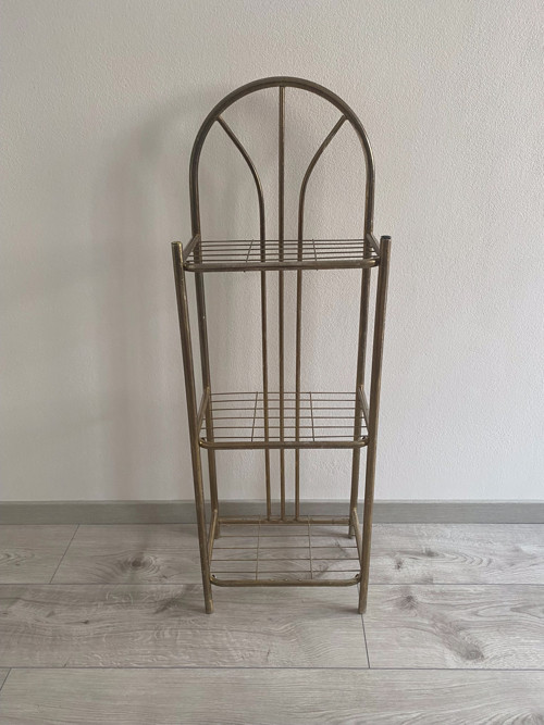 Retro polička, stojan na květiny