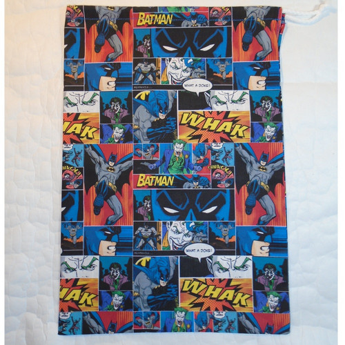 Sáček na cvičky , bačkorky a jiné - BATMAN komiks