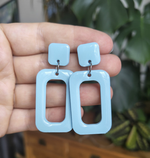 Rectangle Baby Blue