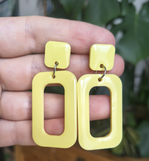 Rectangle Butter Yellow